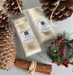 Santa sack with 2 bags of 6 Festive Fragrance Wax Melts and a festive snapbar