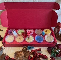 Festive Wax melt 10 pot gift box