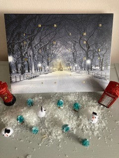 Wax melt Advent calendar: Winter Park Scene