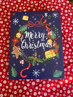 Wax melt Advent calendar: Merry Christmas