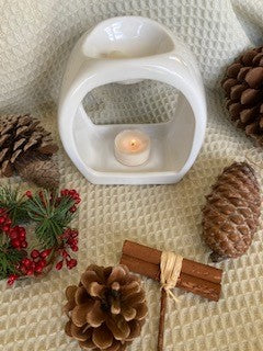 White Ceramic  Wax Melter